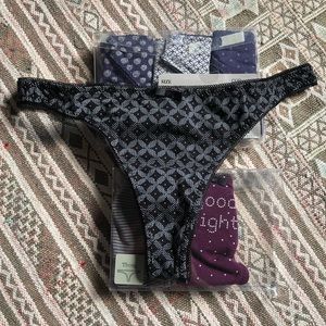 NEW 6 Cotton Thongs From Spain